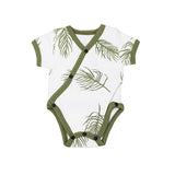 Organic Short-Sleeve Kimono Bodysuit