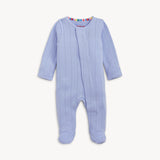 Magnetic Pointelle Footie - Wisteria