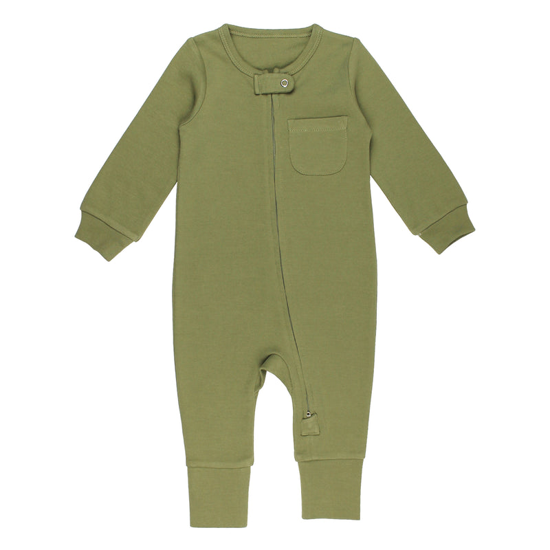 Organic 2-Way Zipper Romper