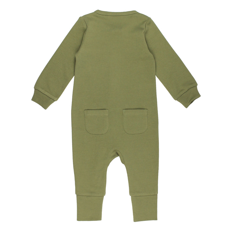 Organic 2-Way Zipper Romper