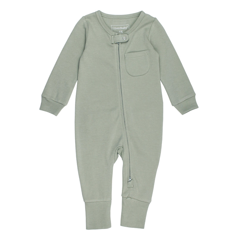 Organic 2-Way Zipper Romper