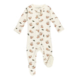 The Woodland Collection - Organic 2-Way Zipper Footie