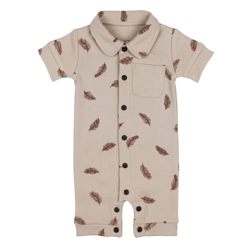 The Neutral Collection - Printed S/Sleeve Coverall