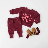 Cozy Graphic Sweatshirt & Jogger Set