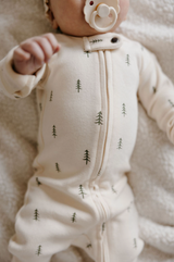 Pine & Peak Printed Zipper Footie