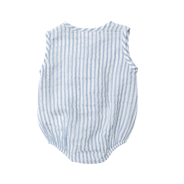 Muslin Simple Henley Bubble