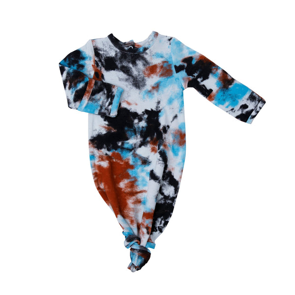 Tie Dye Knotted Gown