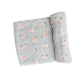 Bamboo Muslin Swaddle Blanket - Florals