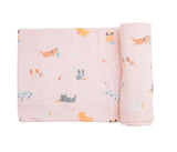 Bamboo Jersey Swaddle Blankets - Prints