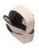 Ace Backpack in Ivory Matte Leatherette