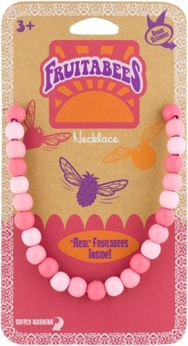 Fruitabees Necklace- Pink Gumball
