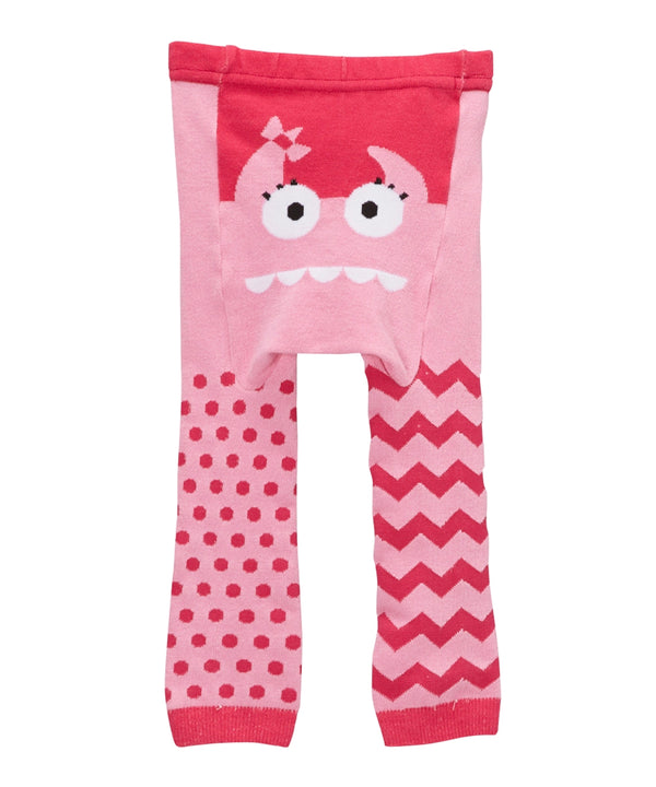 Doodle Pants- Pink Monster Leggings