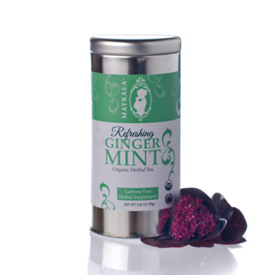 Organic Refreshing Ginger Mint Tea for Morning Sickness