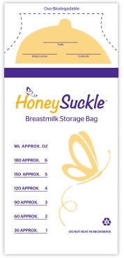 Honeysuckle - Milk Storage Bag Bulk (25 count)
