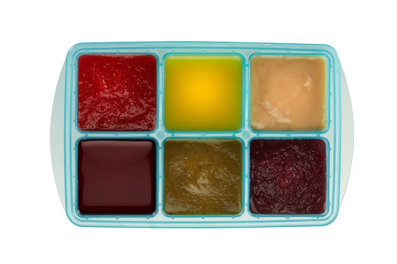 Innobaby - EZ pop freezer tray with lid - 2 pack Jumbo/Aqua