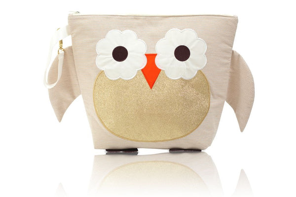 Plush Wet & Dry Backpack - Bella the Gold Owl