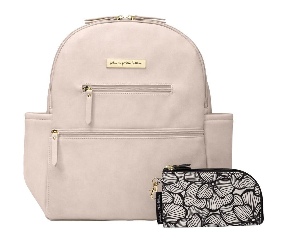 Ace Backpack in Ivory Matte Leatherette Chotobaby Ace Backpack in Ivory Matte Leatherette Chotobaby