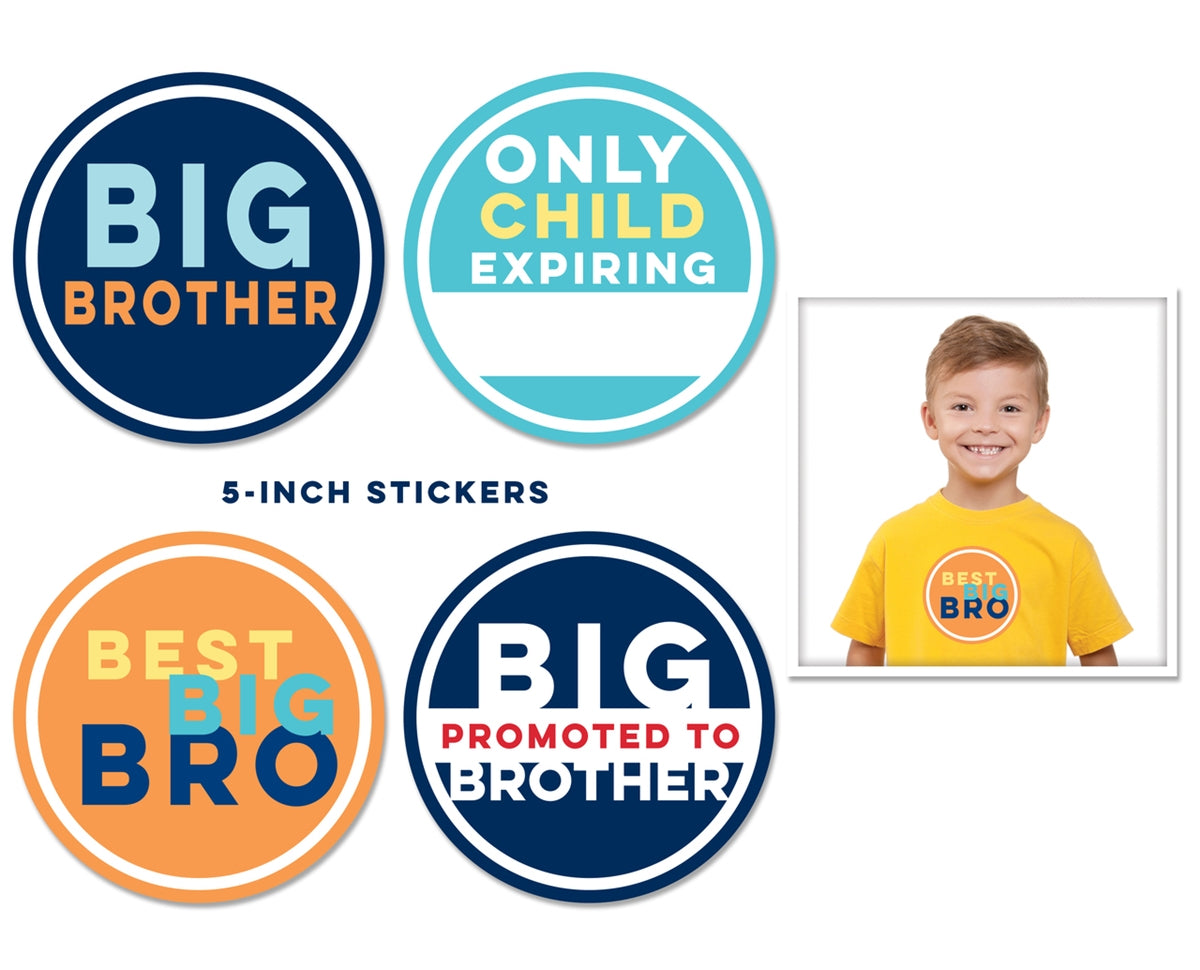 Big Brother stickers 4-pack – Chotobaby