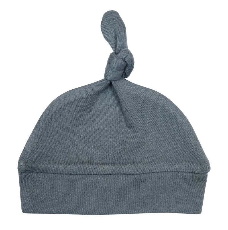 Banded Top-Knot Hat