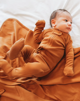 Terry + Knit Organic Zipper Footies