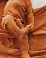Terry + Knit Organic Zipper Footies