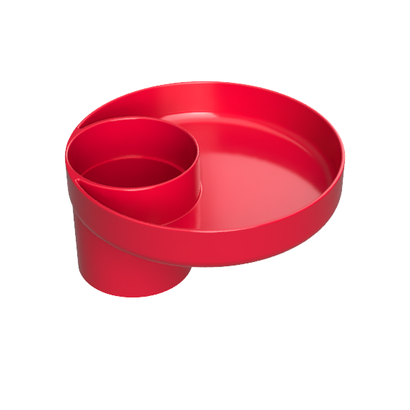 Travel Tray-Red