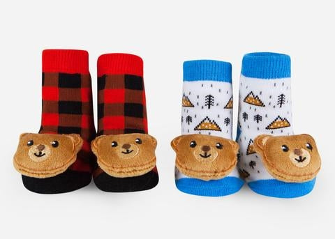 Bear Rattle Socks