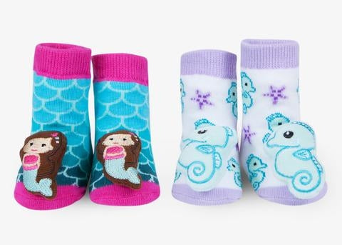 Mermaid Rattle Socks