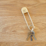 Safety Pin Keychain