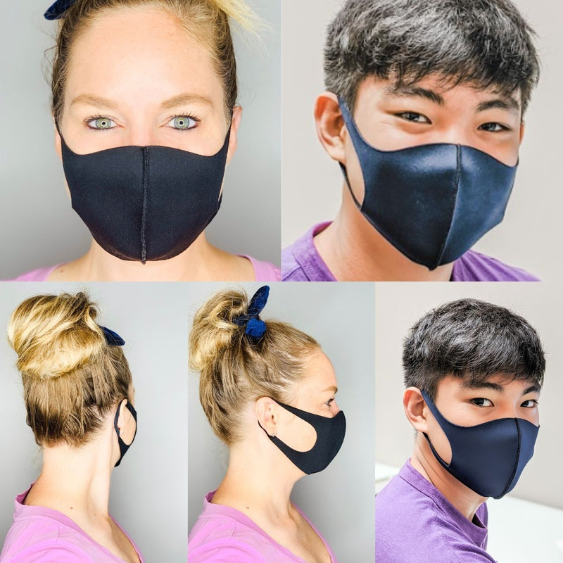 Adult Silver Fabric Mask